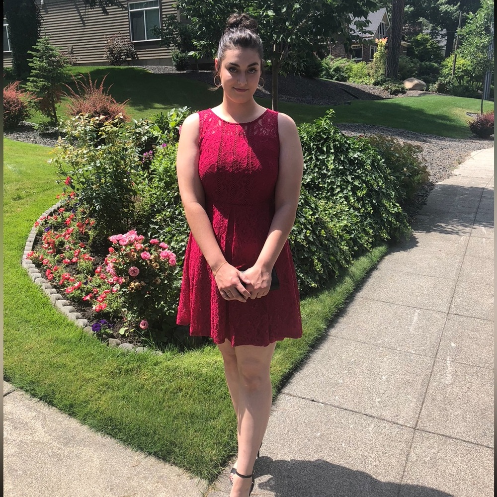 Red Lace Dress